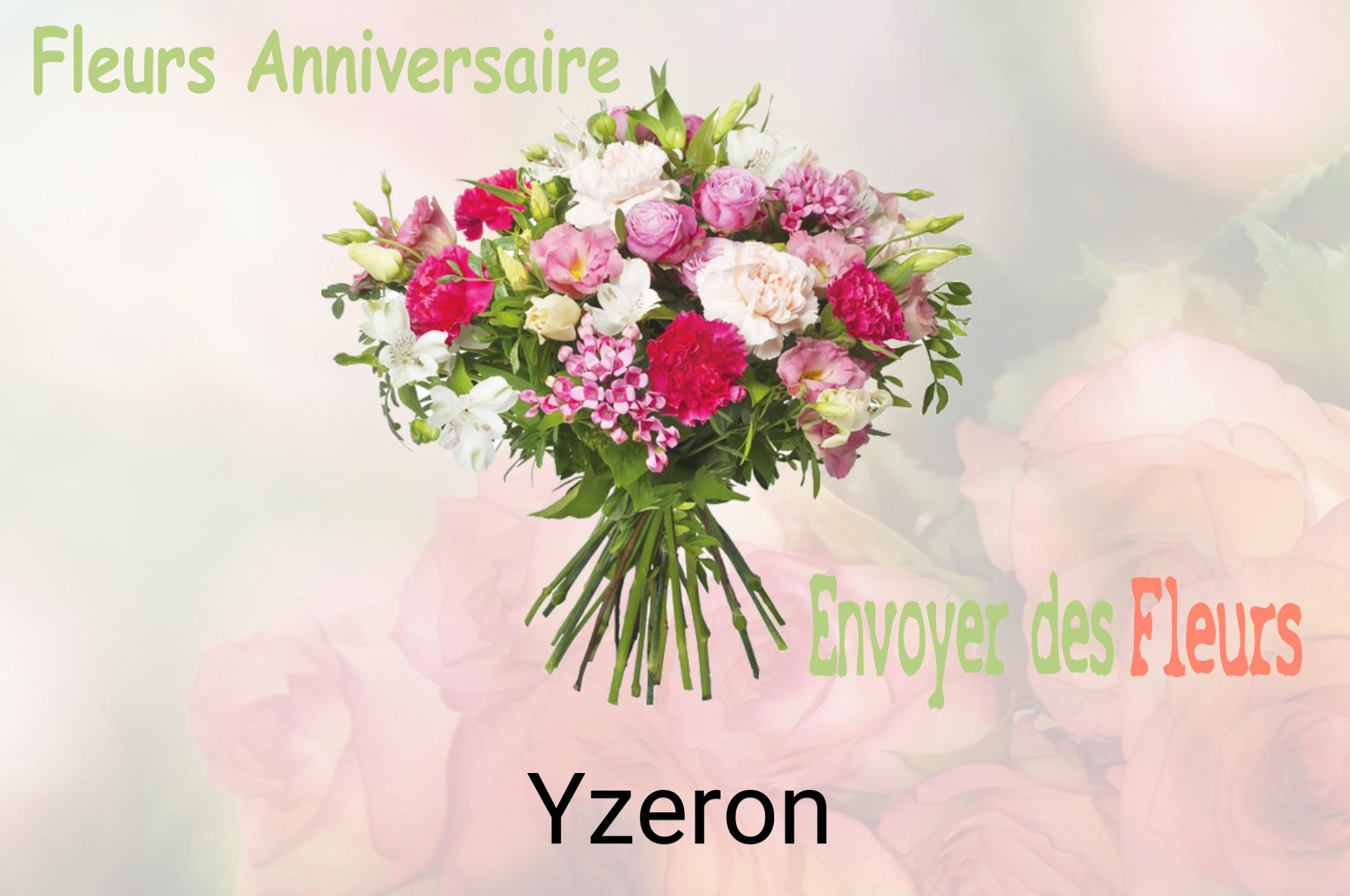 Bouquet de fleurs d’anniversaire livré à Yzeron